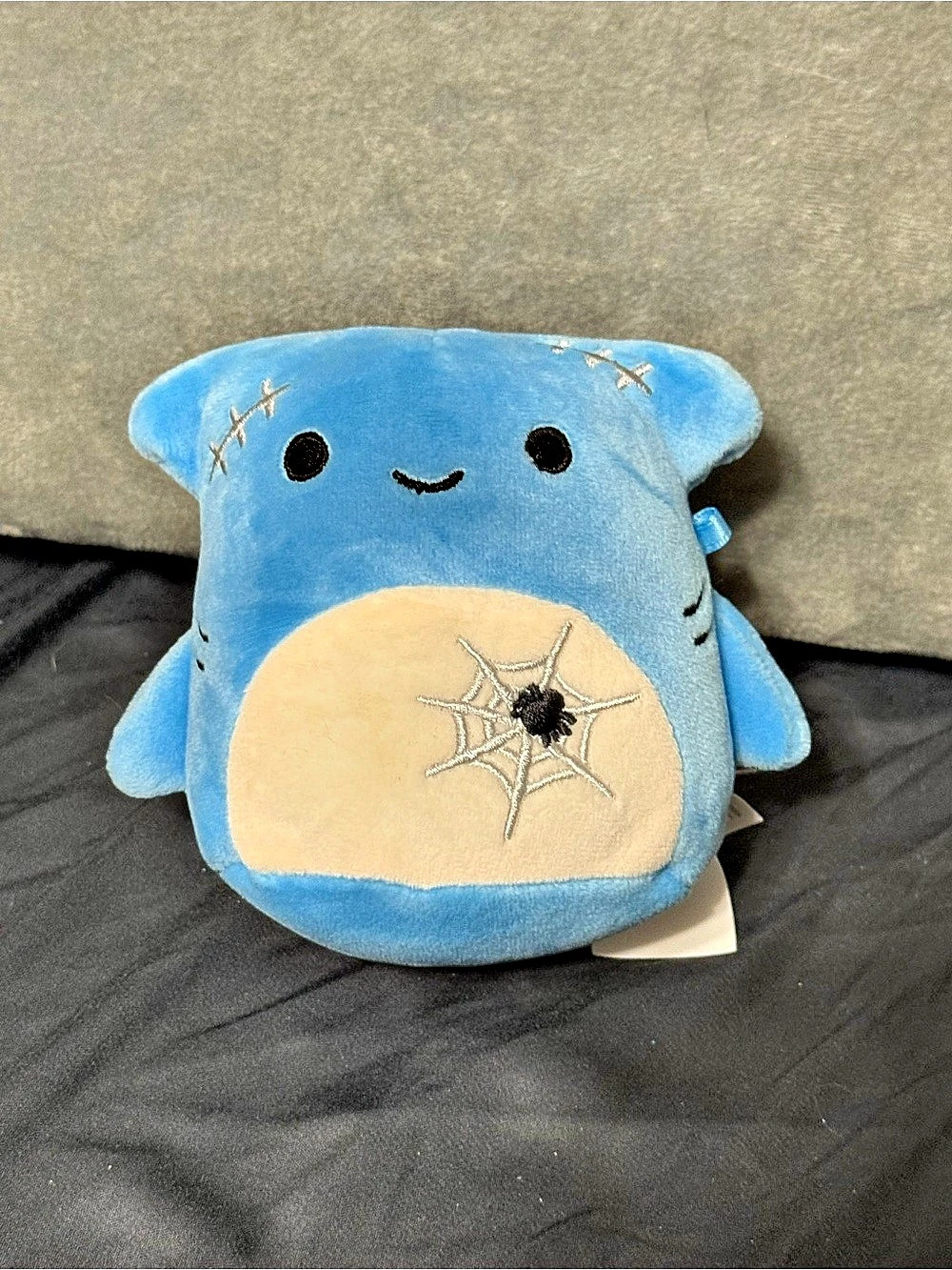 Squishmallows Nitro the Hammerhead Shark (Spider Web Halloween Edition) Nitro